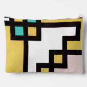 mapper #4 ポーチ　抽象画　幾何学　モダン zubehörtasche (Rückseite)