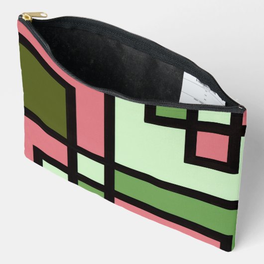 mapper #5 プリントカットソーバッグ 抽象画 幾何学 モダン zubehörtasche (Offen)