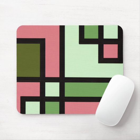 mapper #5 マウスパッド 抽象画 モダン 幾何学 mousepad (Mit Mouse)