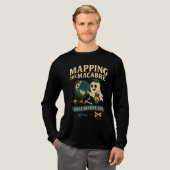 Mapping des Macabre vor GPS-LehrerHalloween Tri-Blend Shirt (Volle Vorderseite)