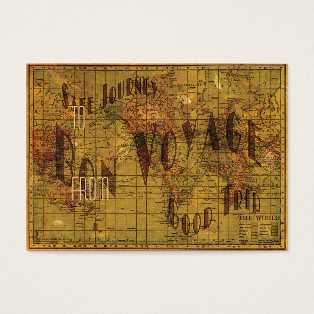 Mapping meiner Reisen (Vorderseite)