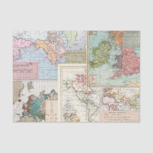 Maps and Ledgers Seidenpapier (Vorderseite)