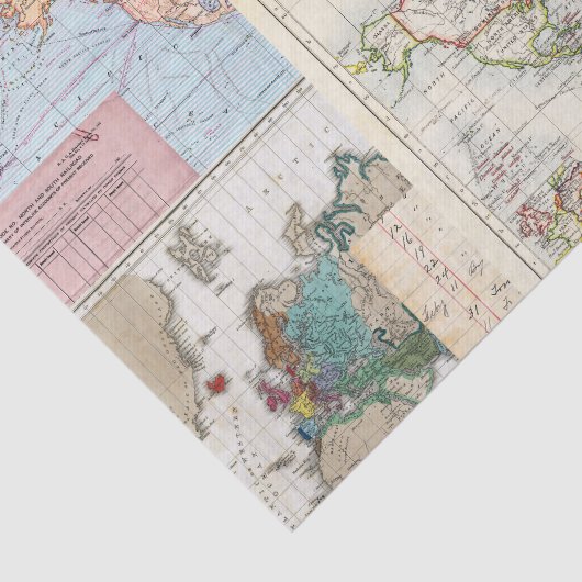 Maps and Ledgers Seidenpapier (Ausschnitt)