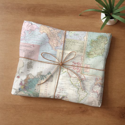 Maps and Ledgers Seidenpapier