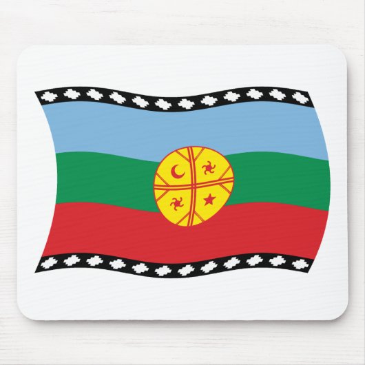 Mapuche-Flagge-Mauspad Mousepad (Vorne)