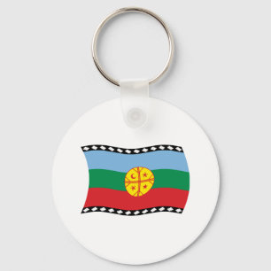 Mapuche-Flagge Schlüsselanhänger