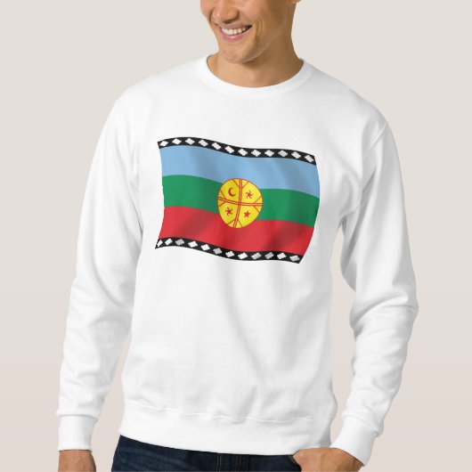 Mapuche-Flaggen-Shirt Sweatshirt (Vorderseite)