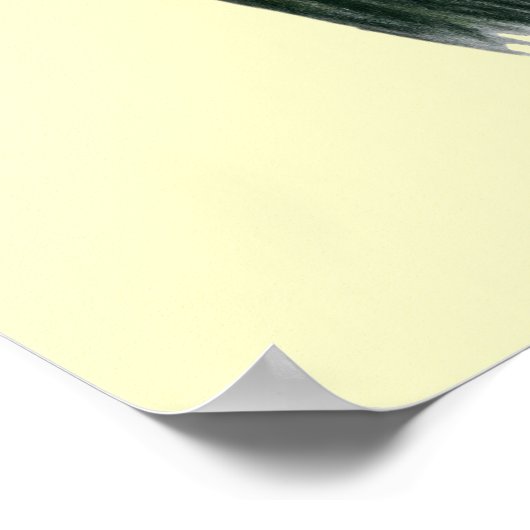 Mapuche Huastec Rooster Poster (Ecke)