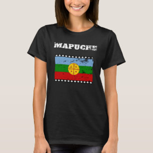 Mapuche Stadtflagge Retro Vintag Distressive T-Shirt