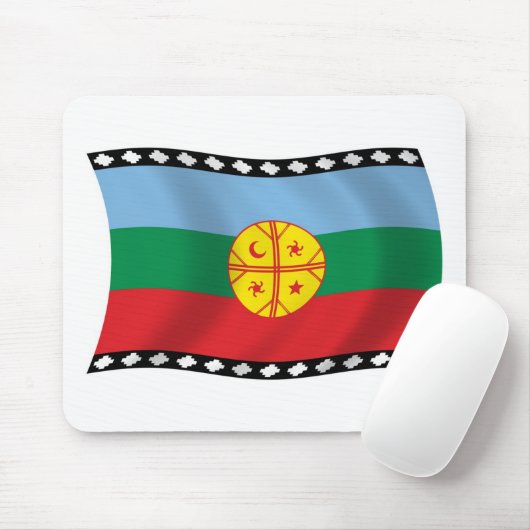 Mapuches Flag Mousepad (Mit Mouse)