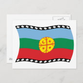 Mapuches Flag Postkarte (Vorne/Hinten)