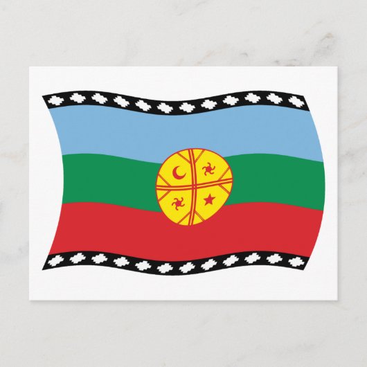 Mapuches Flag Postkarte (Vorderseite)