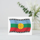 Mapuches Flag Postkarte (Stehend Vorderseite)