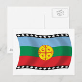 Mapuches Flag Postkarte (Vorne/Hinten)