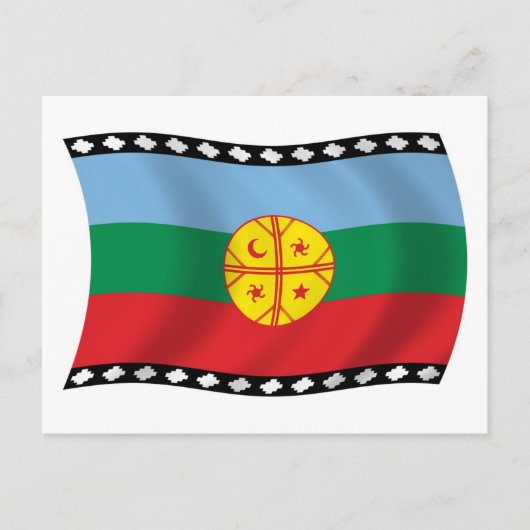 Mapuches Flag Postkarte (Vorderseite)