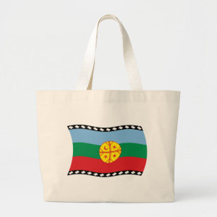 Mapuches Flag Totbeutel Jumbo Stoffbeutel