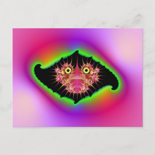 Mapuera-Fehler in der psychedelischen Postkarte (Vorderseite)