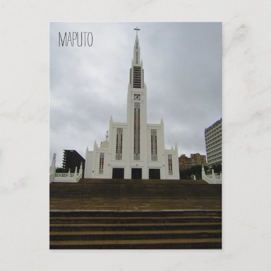 Maputo Kathedrale Mosambik Postkarte (Vorderseite)