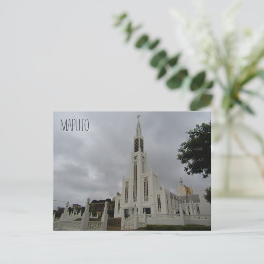 Maputo-Kathedrale Postkarte (Stehend Vorderseite)