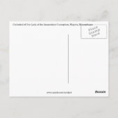 Maputo-Kathedrale Postkarte (Rückseite)