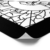 Maputo Mozambique City Map Poster (Ecke)