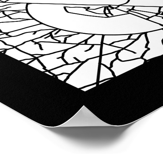 Maputo Mozambique City Map Poster (Ecke)