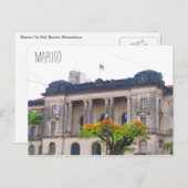 Maputo-Rathaus Postkarte (Vorne/Hinten)