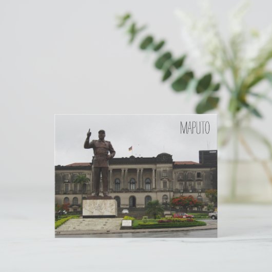 Maputo-Rathausstatue Postkarte (Stehend Vorderseite)