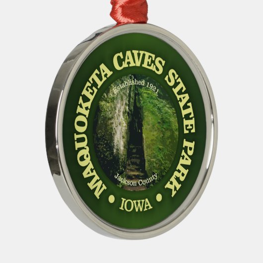 Maquoketa Caves SP Ornament Aus Metall (Rechts)
