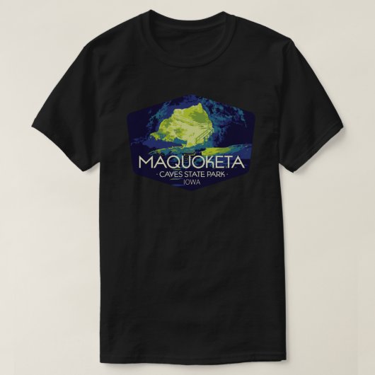 Maquoketa Caves State Park Sticker.png T-Shirt (Design vorne)