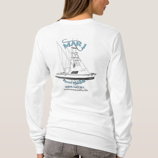 Mar1 31' Bertram trockener Sitz lange Hülse T-Shirt (Rückseite)