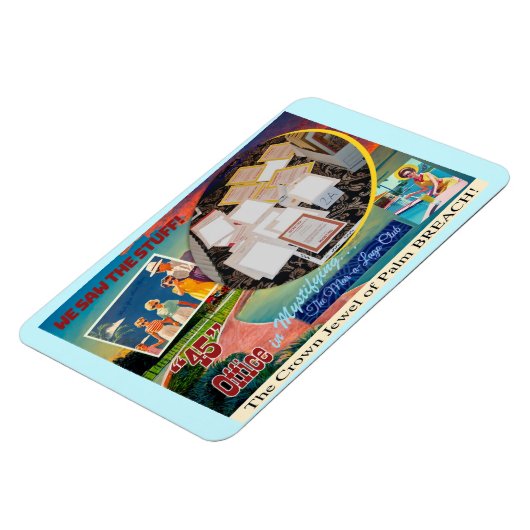 Mar-a-Lago TOP SECRET Magnet (Linke Seite)