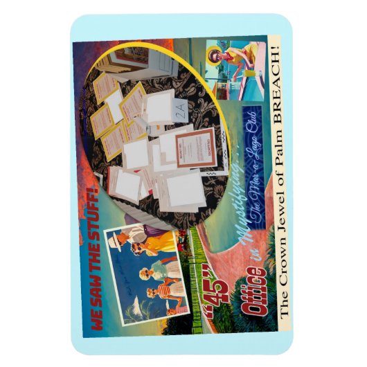 Mar-a-Lago TOP SECRET Magnet (Vertikal)