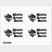 MAR-Aufkleber Rechteckiger Aufkleber (Blatt)