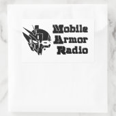 MAR-Aufkleber Rechteckiger Aufkleber (Tasche)