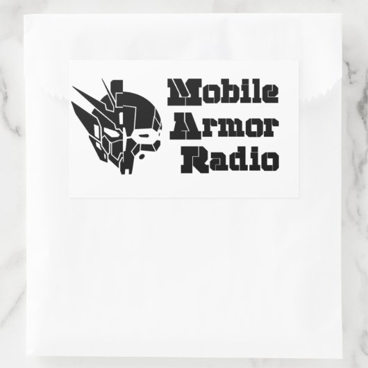 MAR-Aufkleber Rechteckiger Aufkleber (Tasche)