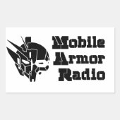 MAR-Aufkleber Rechteckiger Aufkleber (Vorderseite)