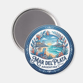 Mar del Plata Argentinien Magnet (Vorderseite/Rückseite)