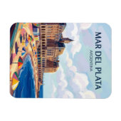 Mar del Plata Argentinien Magnet (Horizontal)