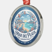 Mar del Plata Argentinien Ornament Aus Metall (Links)
