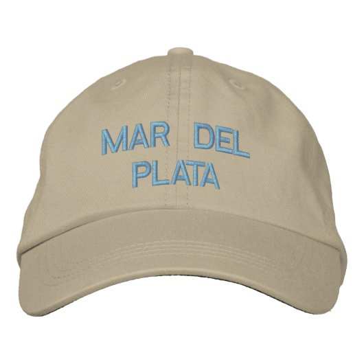 Mar del Plata Cap Bestickte Baseballkappe (Vorderseite)