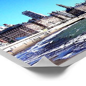 Mar del Plata - Skyline - Poster (Ecke)
