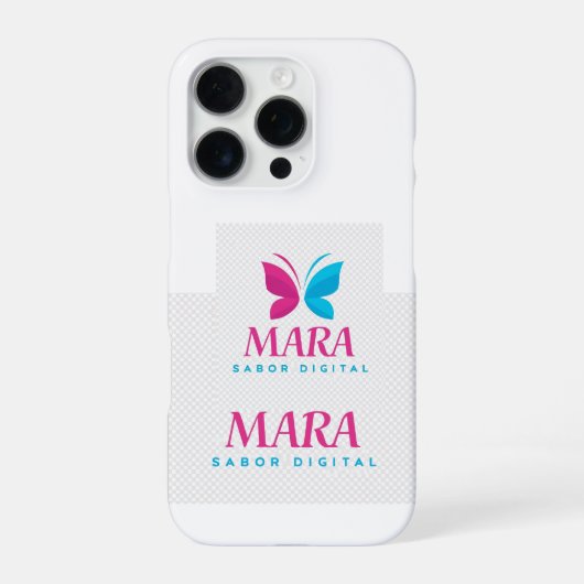 MARA Digital Case – 16 Pro Edition iPhone Hülle (Rückseite)