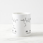 Mara-Peptidnamen-Tasse Kaffeetasse (Mittel)