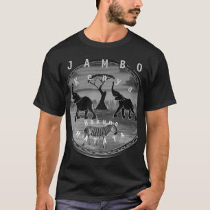 Mara Trompete Ruhm Afrikanischer Elefant Zebra Bek T-Shirt