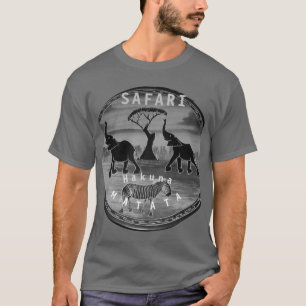 Mara Trompete Ruhm Afrikanischer Elefant Zebra Bek T-Shirt