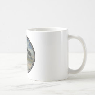 Mara Trompete Ruhm Afrikanischer Elefant Zebra Öl Kaffeetasse
