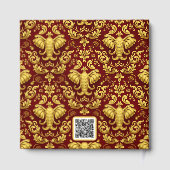 Mara Trumpeting Glory: Crimson & Gold Regal Elepha Gästebuch (Rückseite)