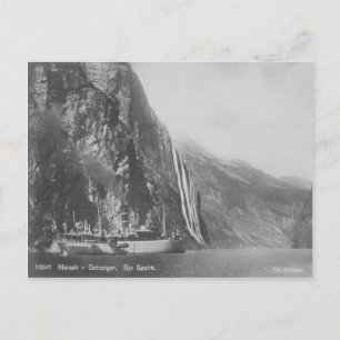 Maraak_Geiranger Syv Sostre Vintage Postkarte