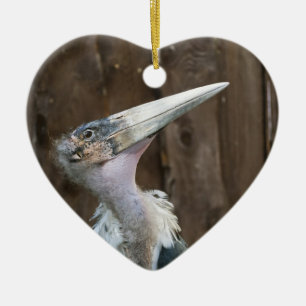 Marabou Stork Keramikornament